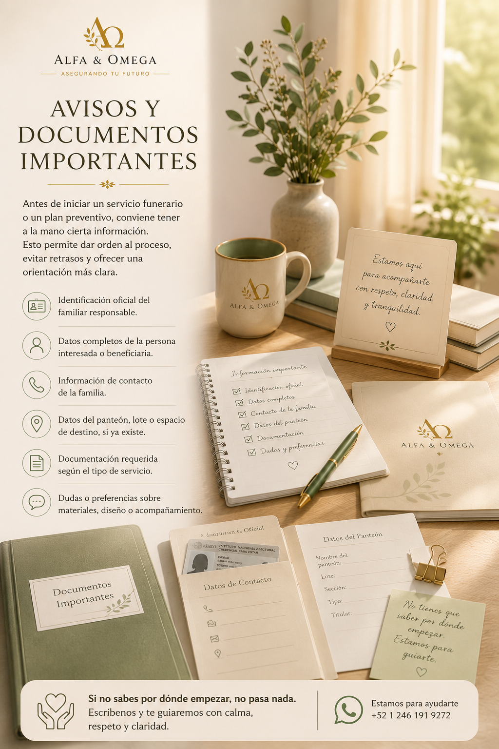 Aviso importante antes de continuar